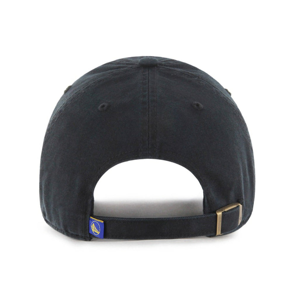 Golden State Warriors '47 Black on Black Clean Up Adjustable Hat