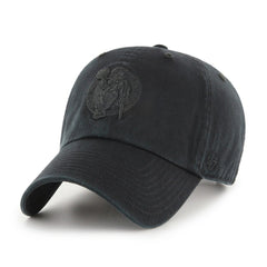 Boston Celtics '47 Black on Black Clean Up Adjustable Hat