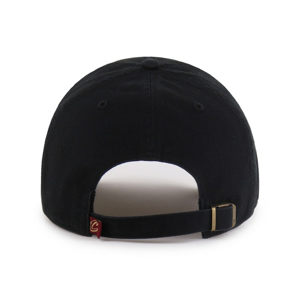 Cleveland Cavaliers '47 Black on Black Clean Up Adjustable Hat