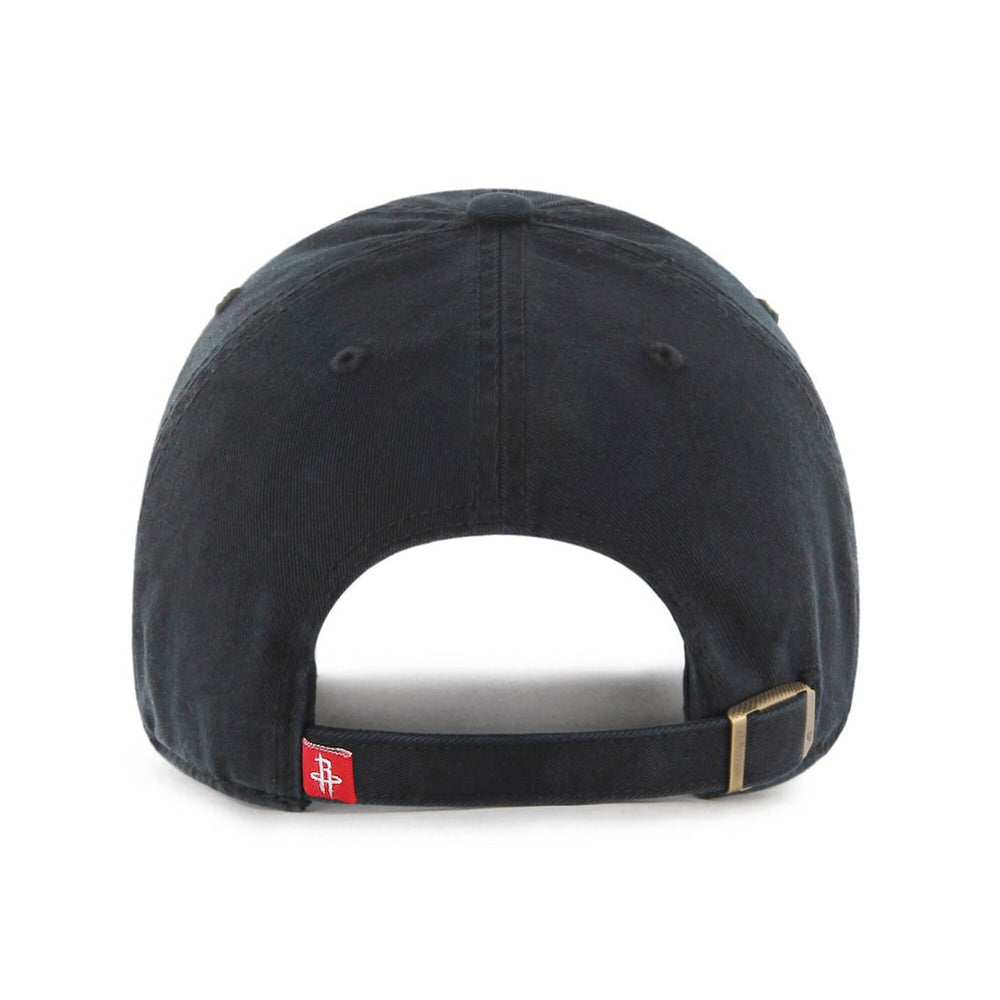 Houston Rockets '47 Black on Black Clean Up Adjustable Hat
