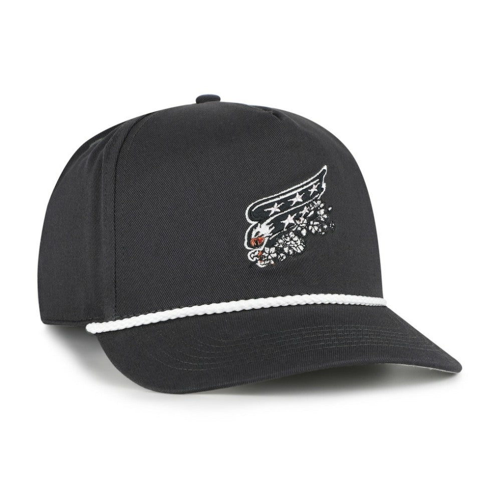NHL Washington Capitals '47 Cherry Blossom Rope Hitch Adjustable Hat - Charcoal