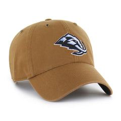 NHL Utah Mammoth Carhartt x '47 Clean Up Adjustable Hat - Brown