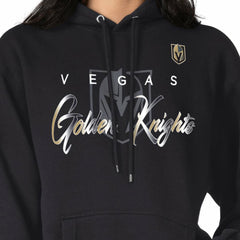 NHL Vegas Golden Knights G-III 4Her by Carl Banks Shadow Logo Fleece Pullover Hoodie - Black