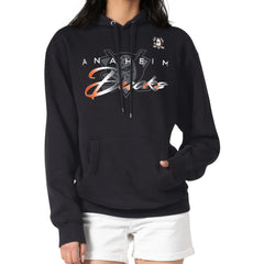 NHL Anaheim Ducks G-III 4Her by Carl Banks Shadow Logo Fleece Pullover Hoodie - Black
