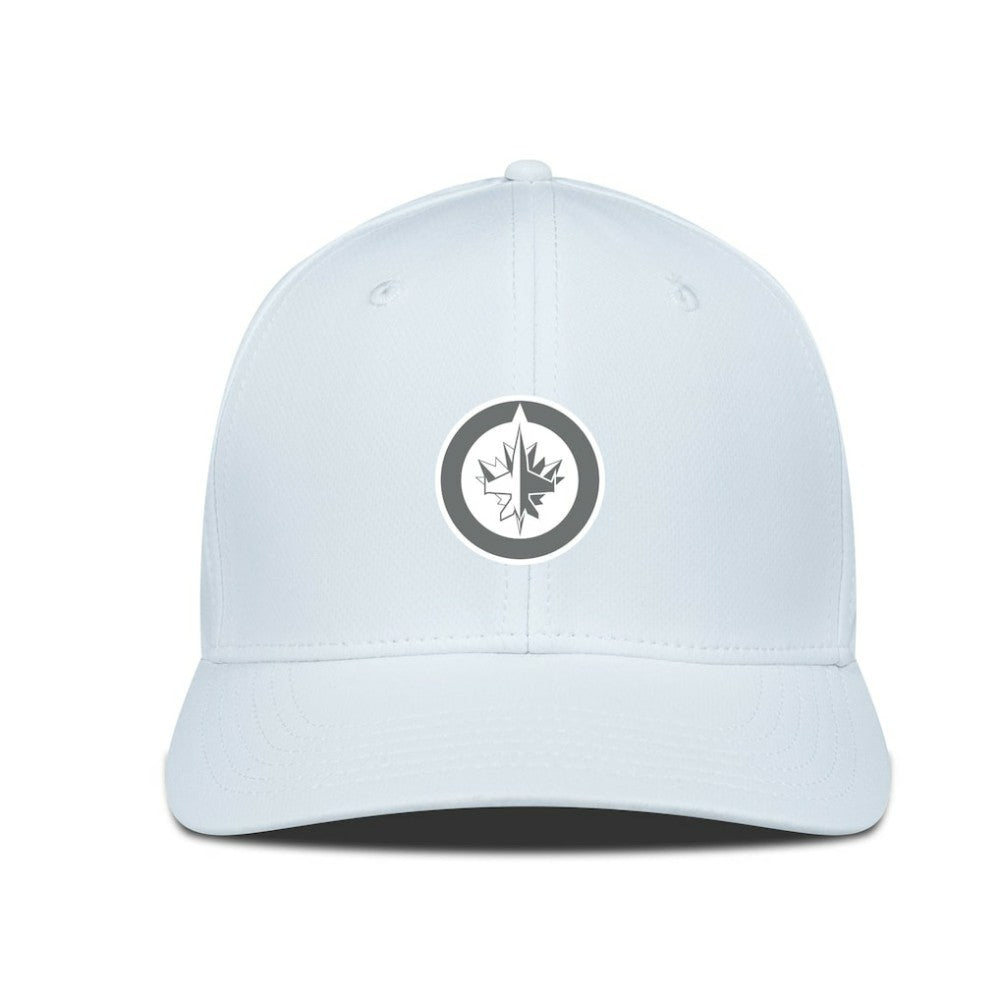 NHL Winnipeg Jets Levelwear Rise Slate & Snow Structured Flex Hat - White
