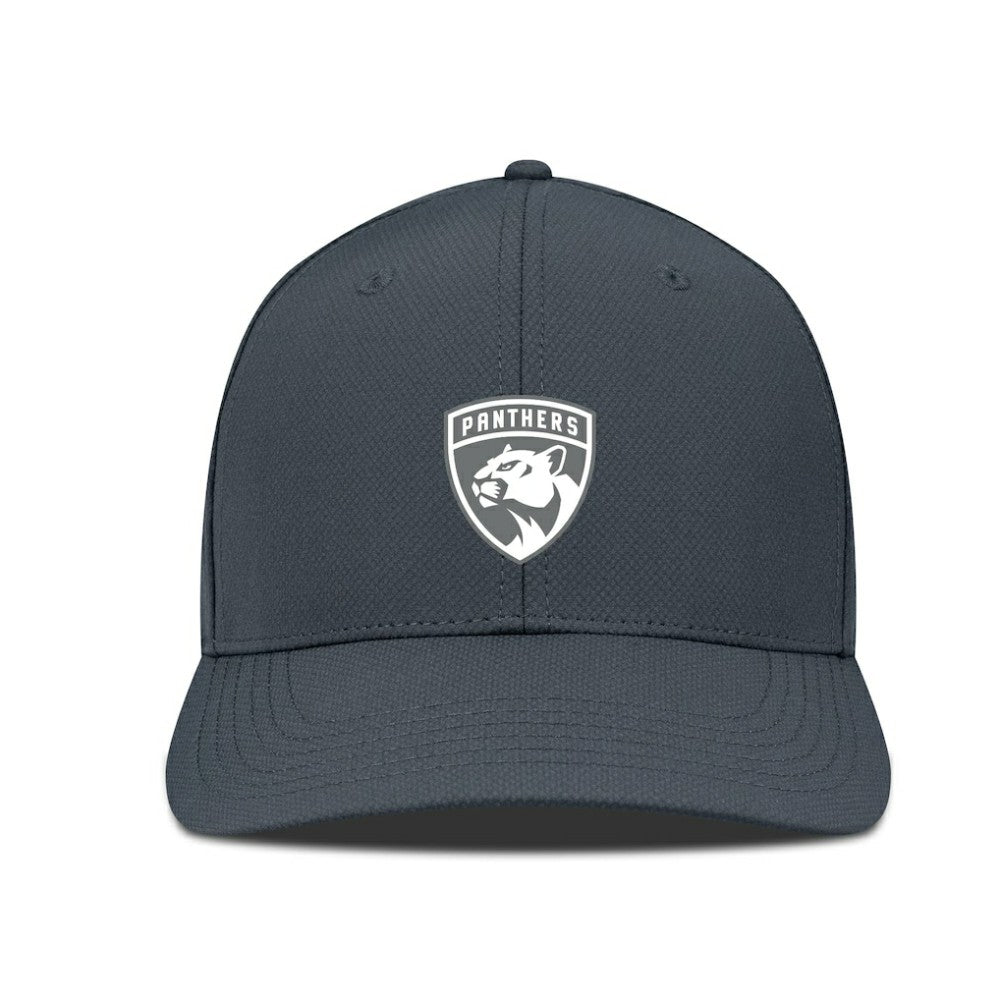 NHL Florida Panthers Levelwear Rise Slate & Snow Structured Flex Hat - Charcoal