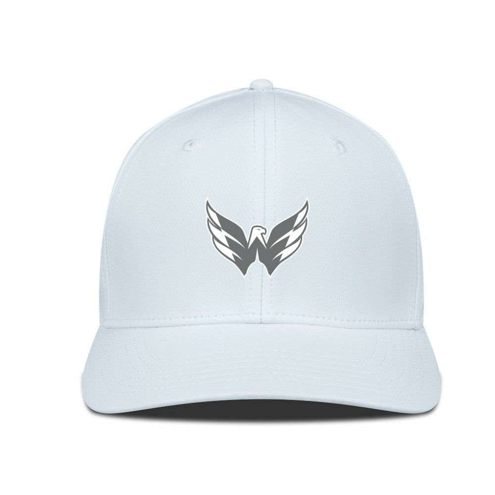 NHL Washington Capitals Levelwear Rise Slate & Snow Structured Flex Hat - White
