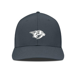 NHL Nashville Predators Levelwear Rise Slate & Snow Structured Flex Hat - Charcoal