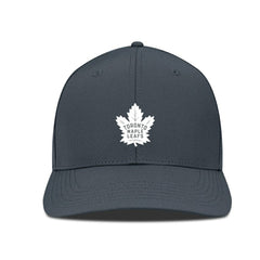 NHL Toronto Maple Leafs Levelwear Rise Slate & Snow Structured Flex Hat - Charcoal