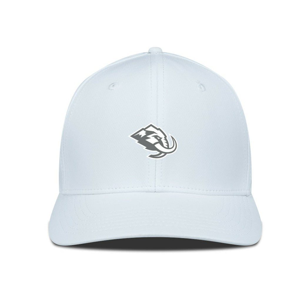 NHL Utah Mammoth Levelwear Rise Slate & Snow Structured Flex Hat - White