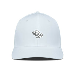 NHL Utah Mammoth Levelwear Rise Slate & Snow Structured Flex Hat - White