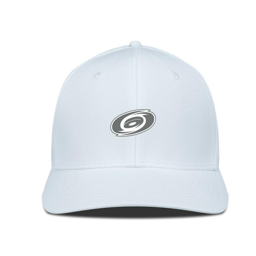 NHL Carolina Hurricanes Levelwear Rise Slate & Snow Structured Flex Hat - White
