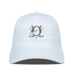 NHL Anaheim Ducks Levelwear Matrix Slate & Snow Unstructured Adjustable Hat - White