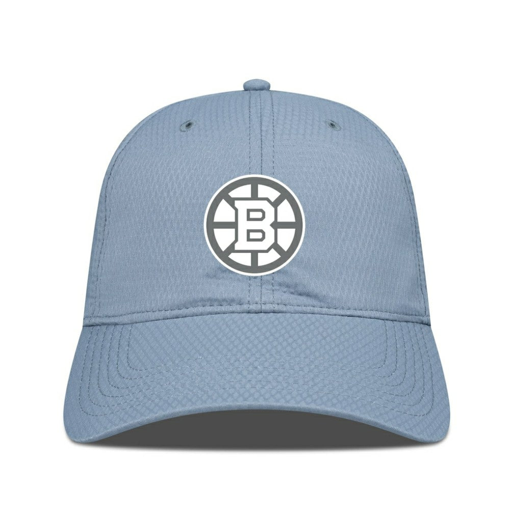 NHL Boston Bruins Levelwear Matrix Slate & Snow Unstructured Adjustable Hat - Blue