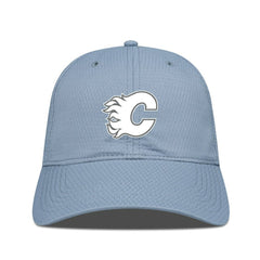 NHL Calgary Flames Levelwear Matrix Slate & Snow Unstructured Adjustable Hat - Blue