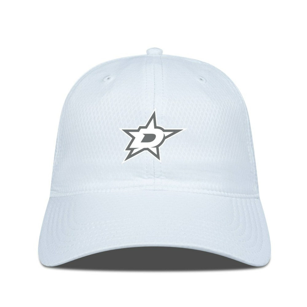 NHL Dallas Stars Levelwear Matrix Slate & Snow Unstructured Adjustable Hat - White