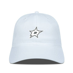 NHL Dallas Stars Levelwear Matrix Slate & Snow Unstructured Adjustable Hat - White