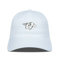 NHL Nashville Predators Levelwear Matrix Slate & Snow Unstructured Adjustable Hat - White
