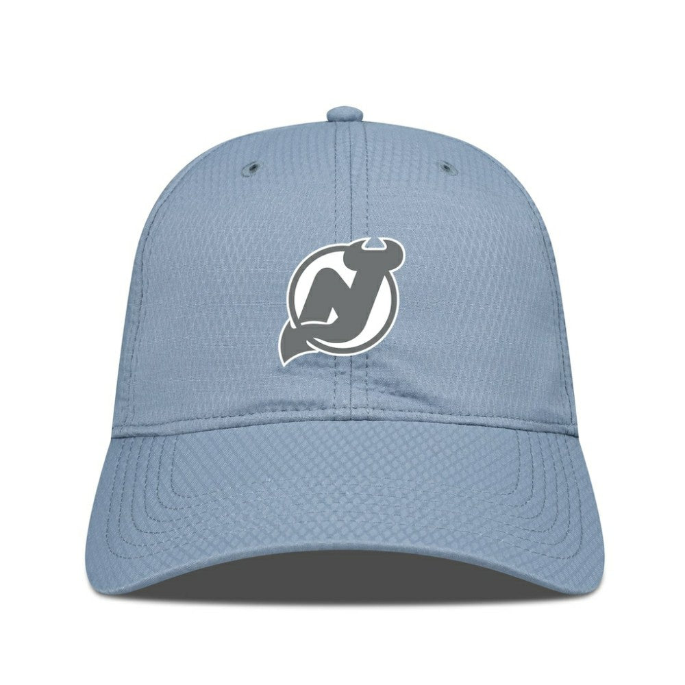 NHL New Jersey Devils Levelwear Matrix Slate & Snow Unstructured Adjustable Hat - Blue