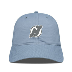 NHL New Jersey Devils Levelwear Matrix Slate & Snow Unstructured Adjustable Hat - Blue