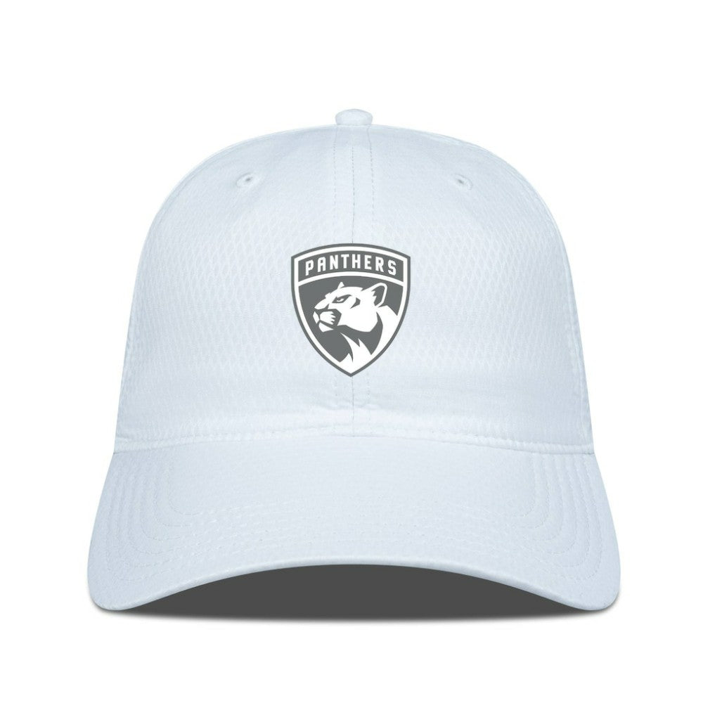 NHL Florida Panthers Levelwear Matrix Slate & Snow Unstructured Adjustable Hat - White