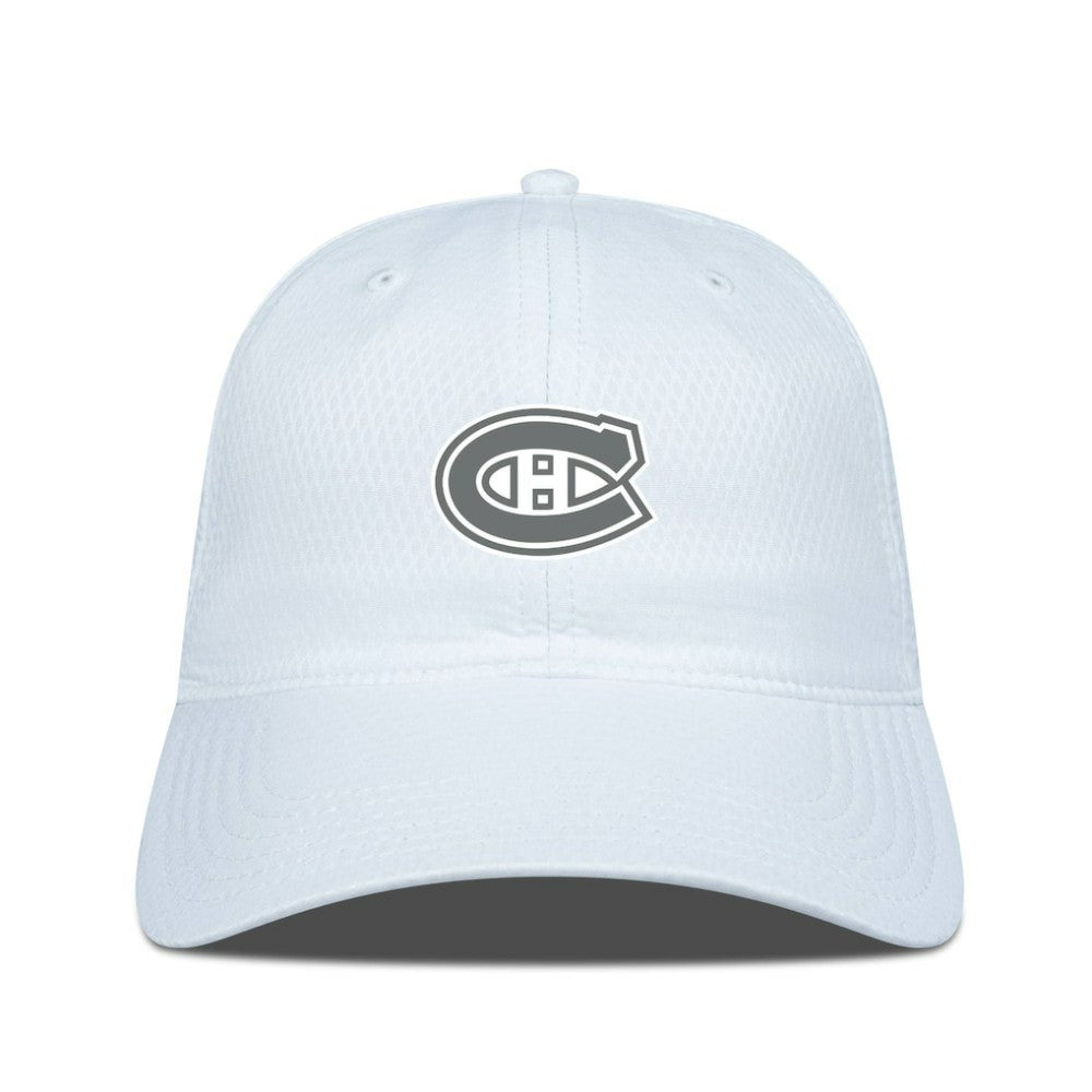 NHL Montreal Canadiens Levelwear Matrix Slate & Snow Unstructured Adjustable Hat - White