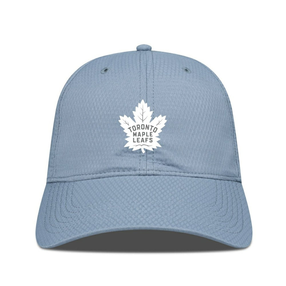 NHL Toronto Maple Leafs Levelwear Matrix Slate & Snow Unstructured Adjustable Hat - Gray
