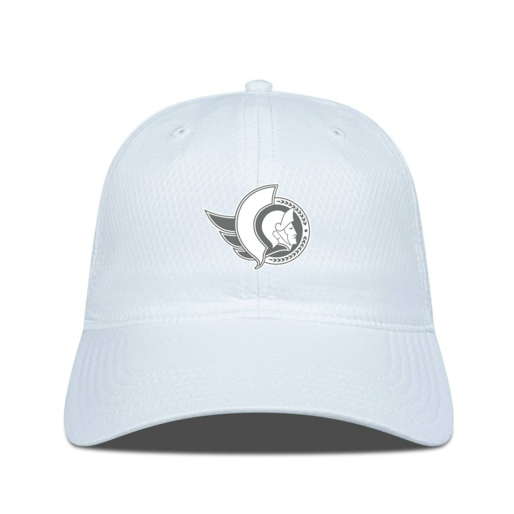 NHL Ottawa Senators Levelwear Matrix Slate & Snow Unstructured Adjustable Hat - White