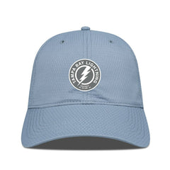 NHL Tampa Bay Lightning Levelwear Matrix Slate & Snow Unstructured Adjustable Hat - Blue