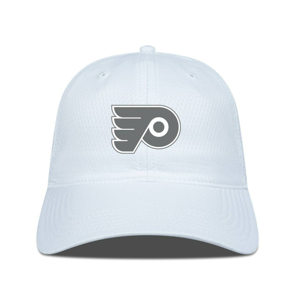 NHL Philadelphia Flyers Levelwear Matrix Slate & Snow Unstructured Adjustable Hat - White