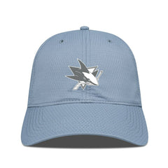 NHL San Jose Sharks Levelwear Matrix Slate & Snow Unstructured Adjustable Hat - Blue