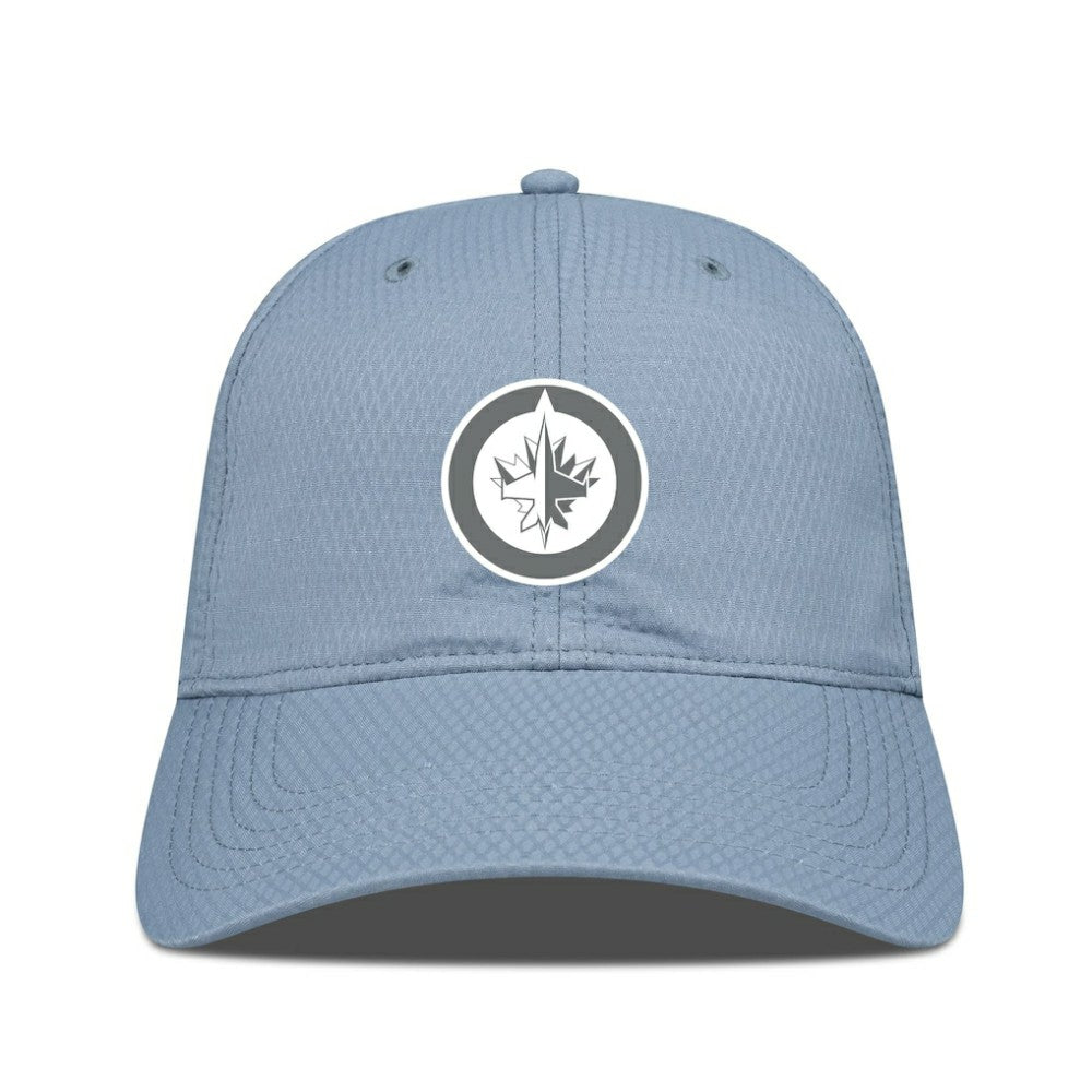 NHL Winnipeg Jets Levelwear Matrix Slate & Snow Unstructured Adjustable Hat - Blue