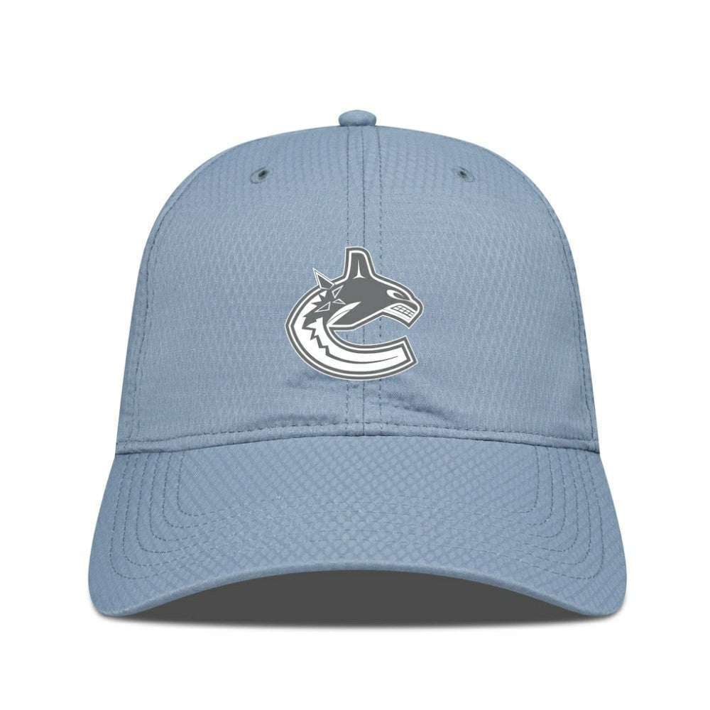 NHL Vancouver Canucks Levelwear Matrix Slate & Snow Unstructured Adjustable Hat - Blue