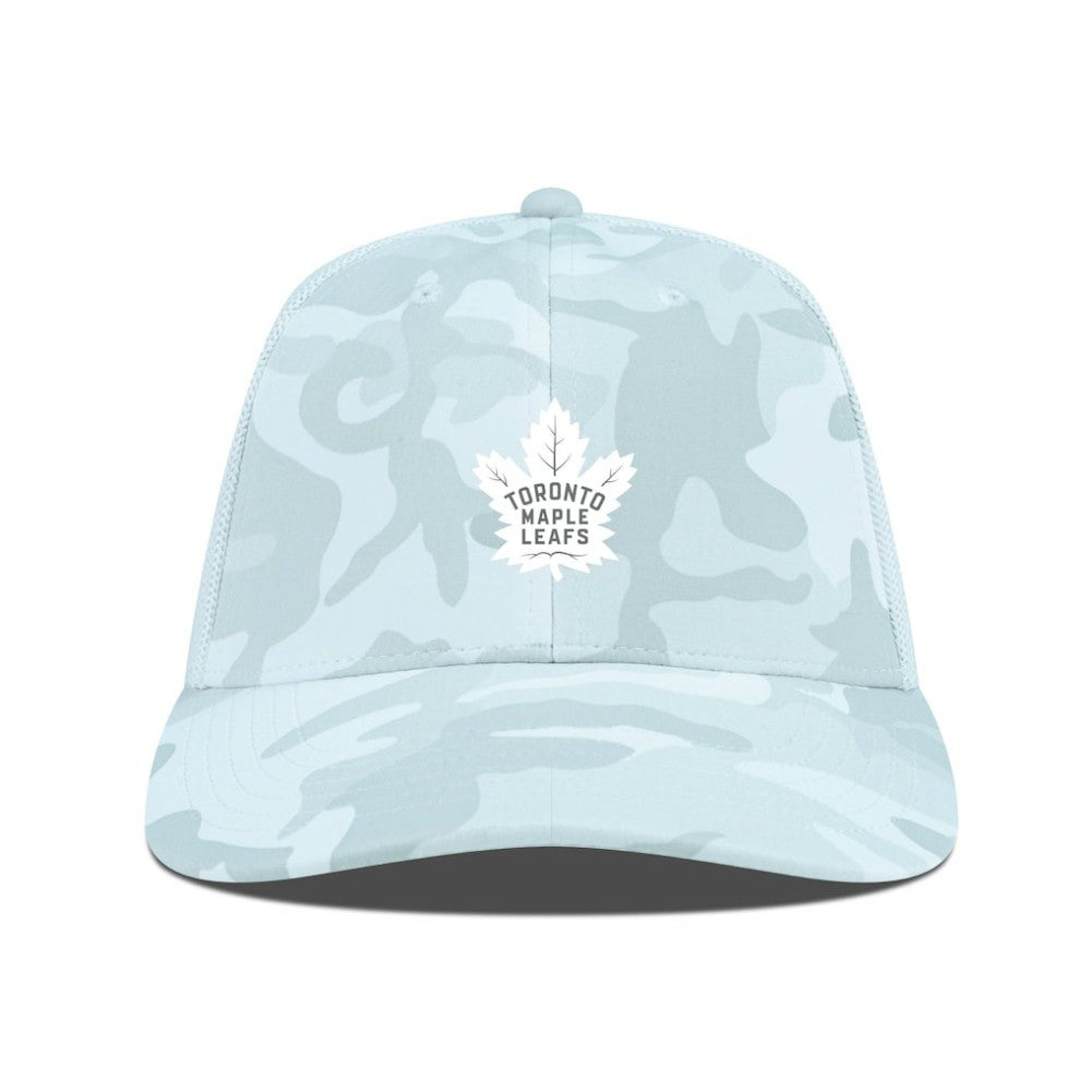 NHL Toronto Maple Leafs Levelwear Clash Slate & Snow Meshback Flex Hat - Camo