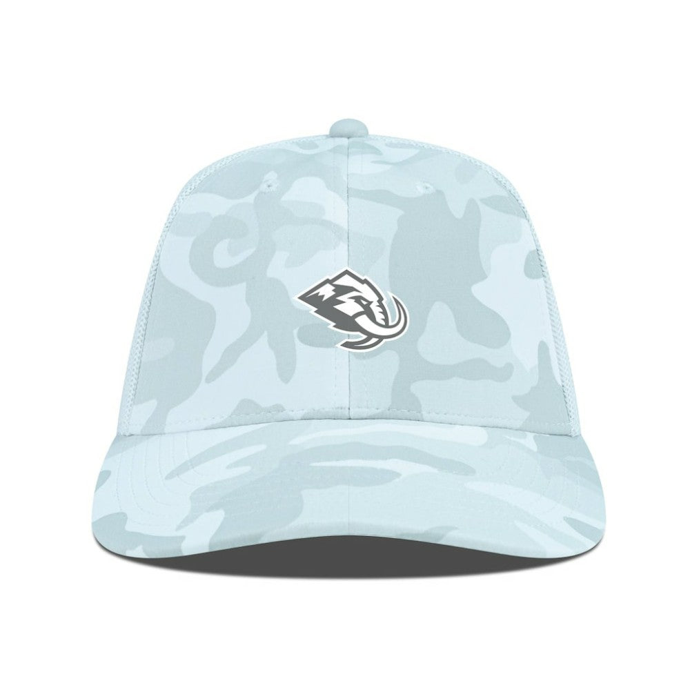NHL Utah Mammoth Levelwear Clash Slate & Snow Meshback Flex Hat - Camo