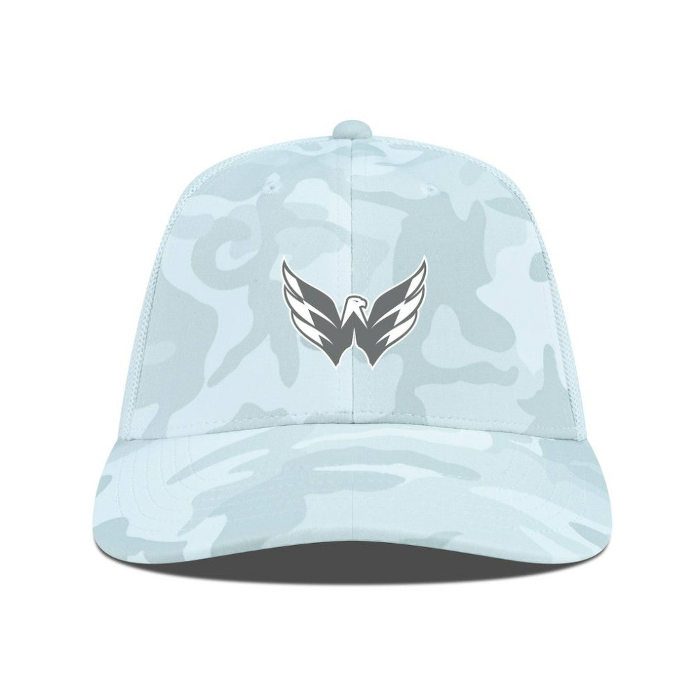 NHL Washington Capitals Levelwear Clash Slate & Snow Meshback Flex Hat - Camo