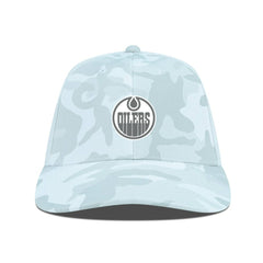 NHL Edmonton Oilers Levelwear Clash Slate & Snow Meshback Flex Hat - Camo