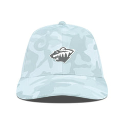 NHL Minnesota Wild Levelwear Clash Slate & Snow Meshback Flex Hat - Camo