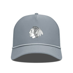 NHL Chicago Blackhawks Levelwear Gordon Slate & Snow Rope Adjustable Hat - Gray