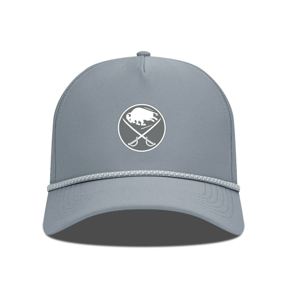 NHL Buffalo Sabres Levelwear Gordon Slate & Snow Rope Adjustable Hat - Gray