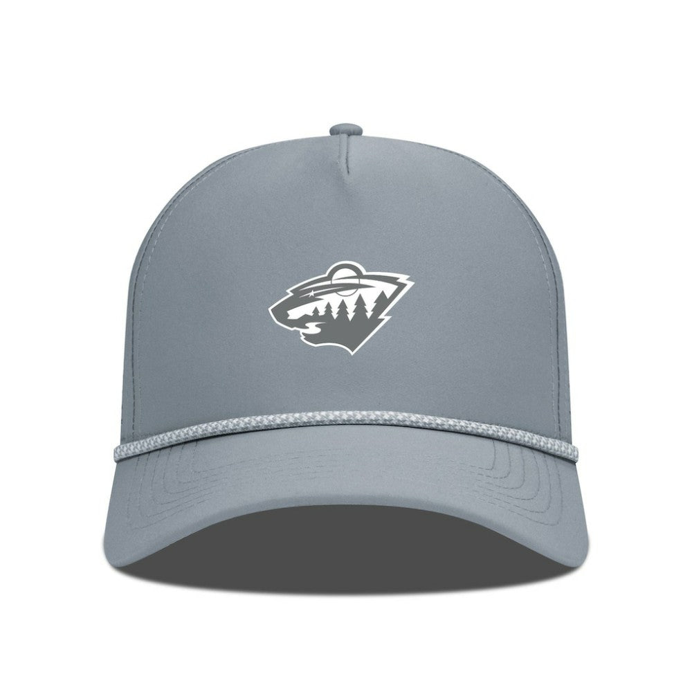 NHL Minnesota Wild Levelwear Gordon Slate & Snow Rope Adjustable Hat - Gray