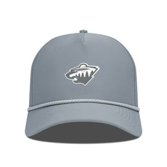 NHL Minnesota Wild Levelwear Gordon Slate & Snow Rope Adjustable Hat - Gray