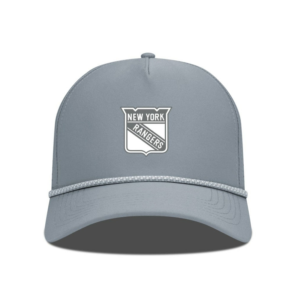 NHL New York Rangers Levelwear Gordon Slate & Snow Rope Adjustable Hat - Gray