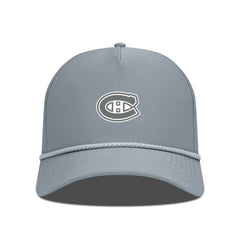 NHL Montreal Canadiens Levelwear Gordon Slate & Snow Rope Adjustable Hat - Gray