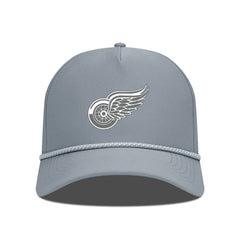 NHL Detroit Red Wings Levelwear Gordon Slate & Snow Rope Adjustable Hat - Gray