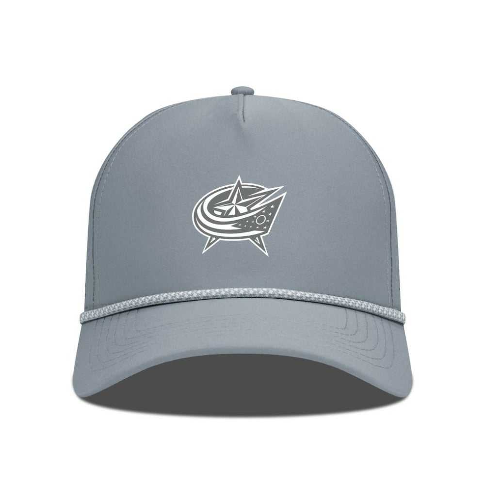 NHL Columbus Blue Jackets Levelwear Gordon Slate & Snow Rope Adjustable Hat - Gray