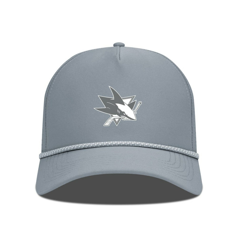 NHL San Jose Sharks Levelwear Gordon Slate & Snow Rope Adjustable Hat - Gray