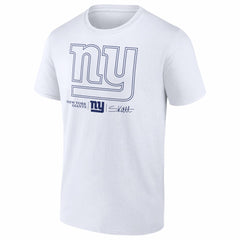 Cam Skattebo New York Giants Tonal Player Name & Number T-Shirt White