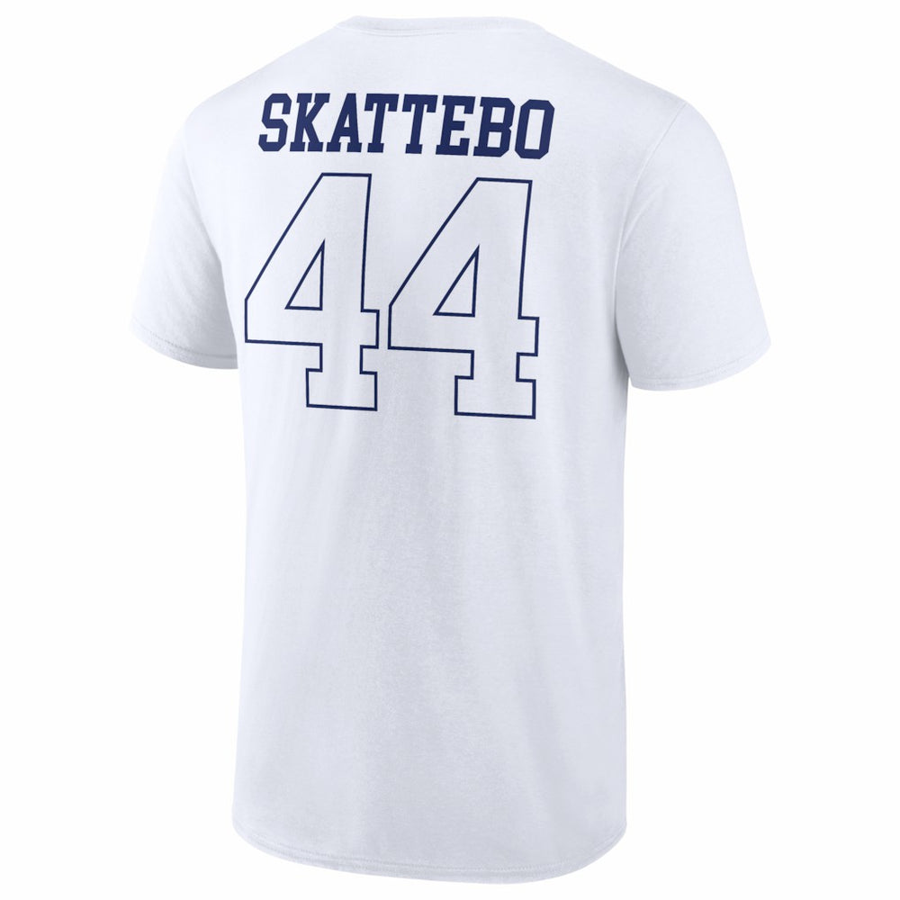 Cam Skattebo New York Giants Tonal Player Name & Number T-Shirt White