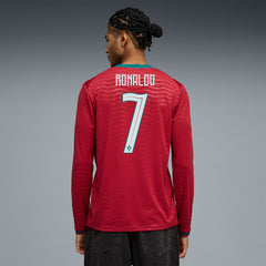 Cristiano Ronaldo Portugal National Team 2026 Home Replica Long Sleeve Jersey Red shop